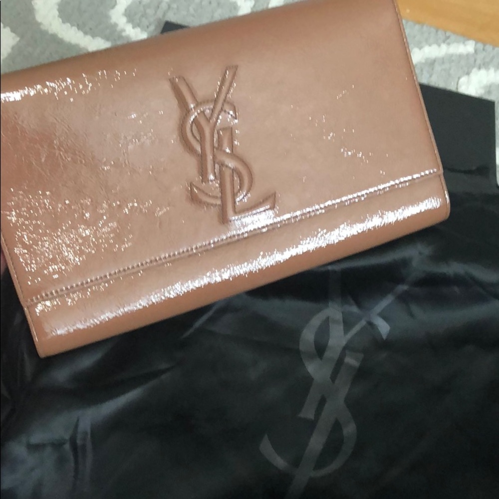 Belle De Jour clutch by Saint Laurent